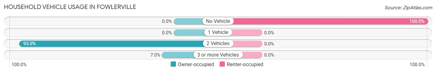 Household Vehicle Usage in Fowlerville