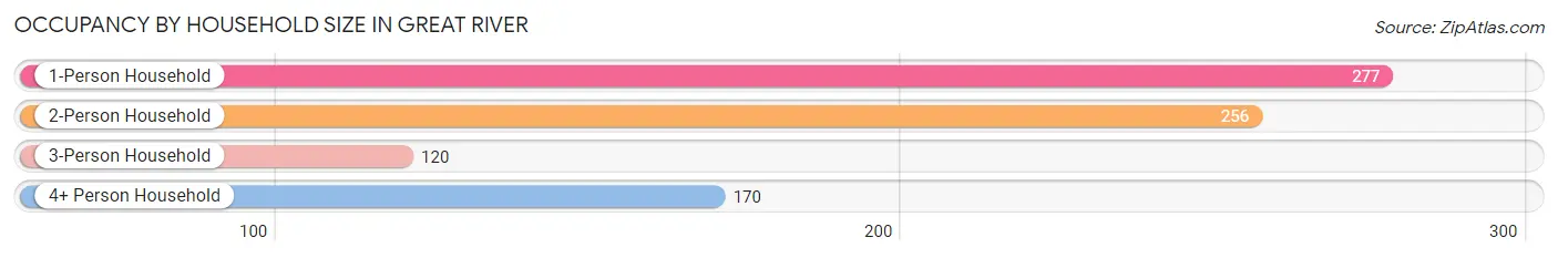 Occupancy by Household Size in Great River