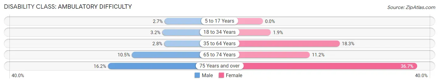 Disability in Hamlin: <span>Ambulatory Difficulty</span>