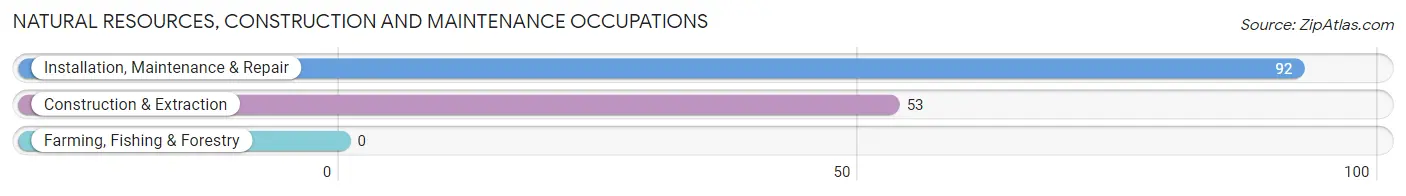 Natural Resources, Construction and Maintenance Occupations in Highland-on-the-Lake