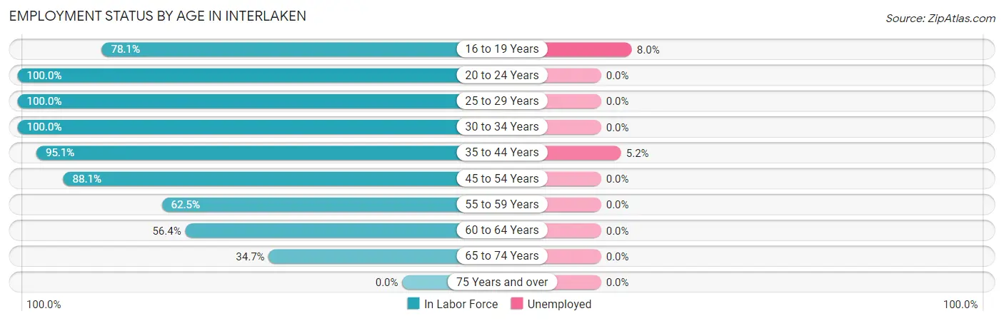 Employment Status by Age in Interlaken