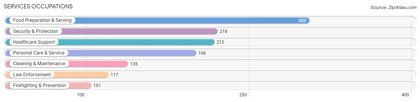 Services Occupations in Lake Grove