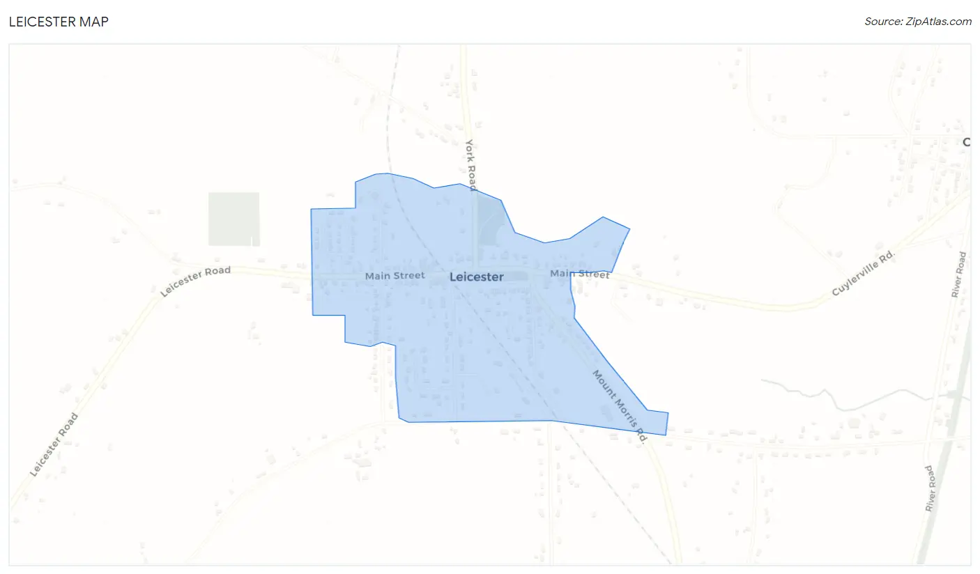 Leicester Map