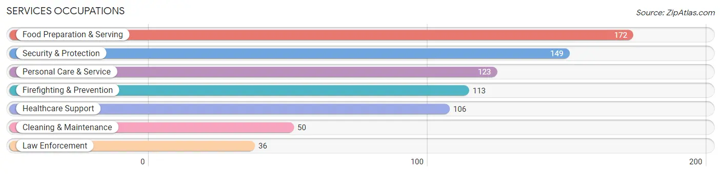 Services Occupations in Malverne