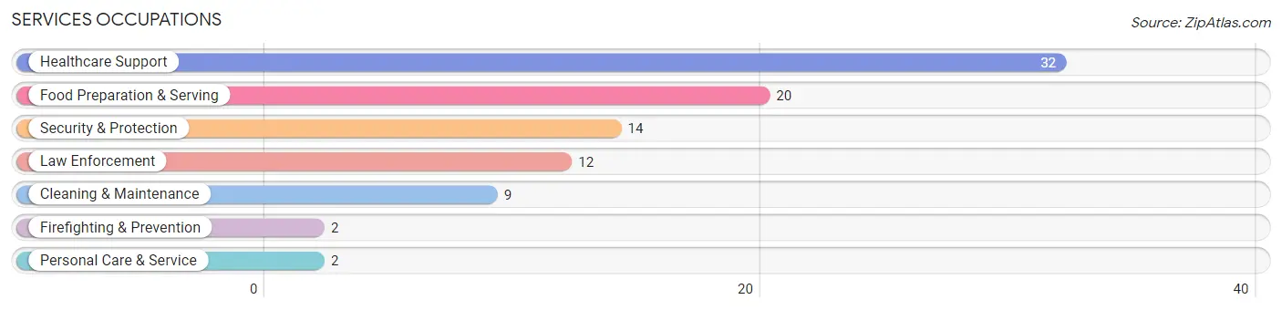 Services Occupations in Marathon