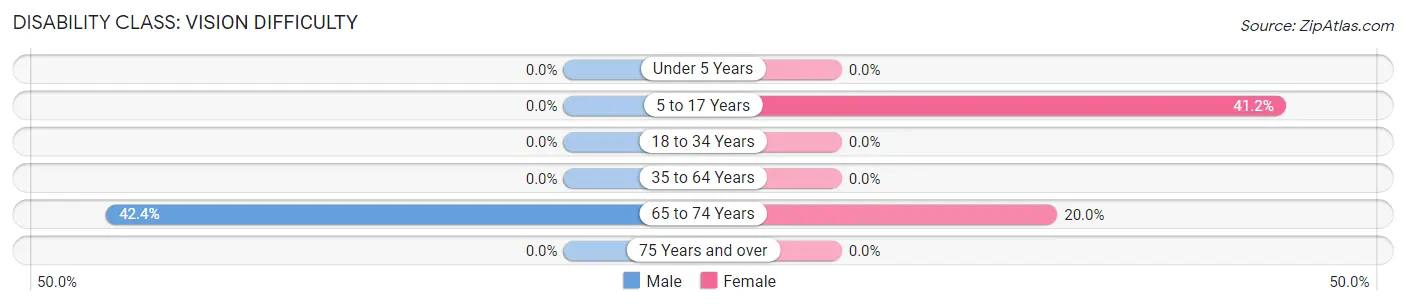 Disability in Marion: <span>Vision Difficulty</span>