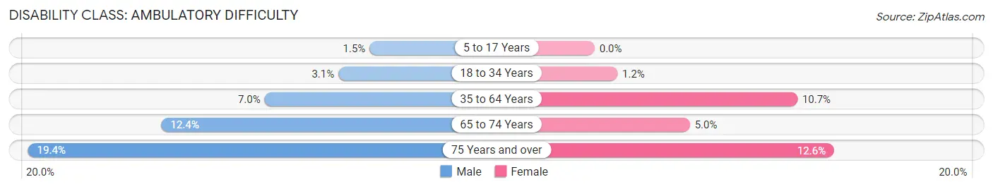 Disability in Mastic: <span>Ambulatory Difficulty</span>