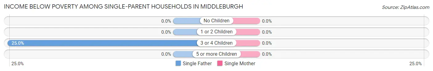 Income Below Poverty Among Single-Parent Households in Middleburgh