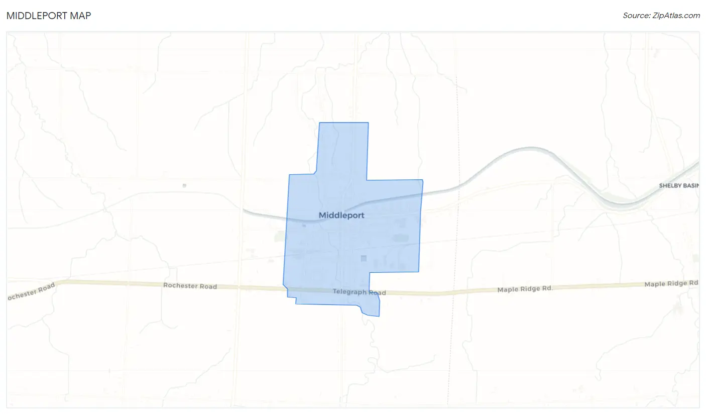 Middleport Map