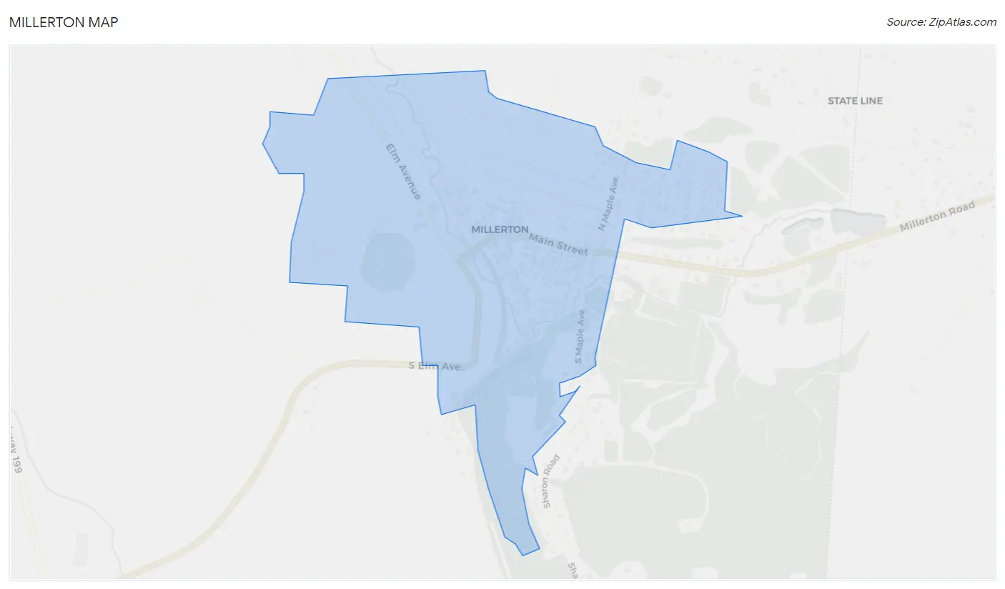 Millerton Map