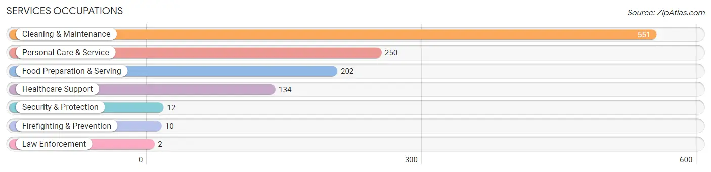 Services Occupations in Mount Kisco