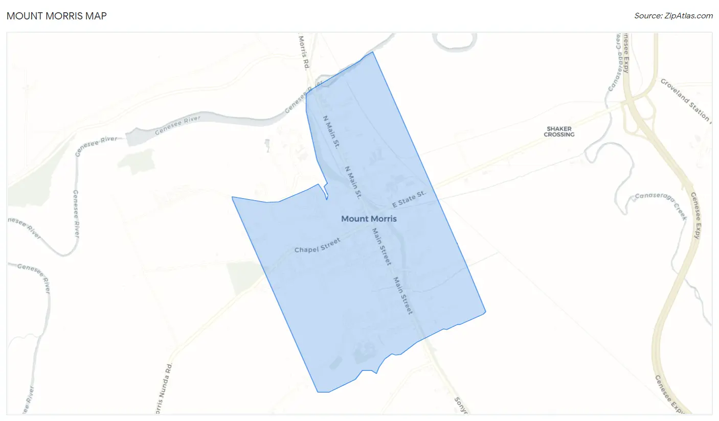 Mount Morris Map