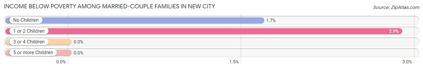 Income Below Poverty Among Married-Couple Families in New City