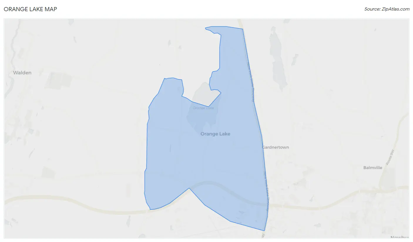 Orange Lake Map
