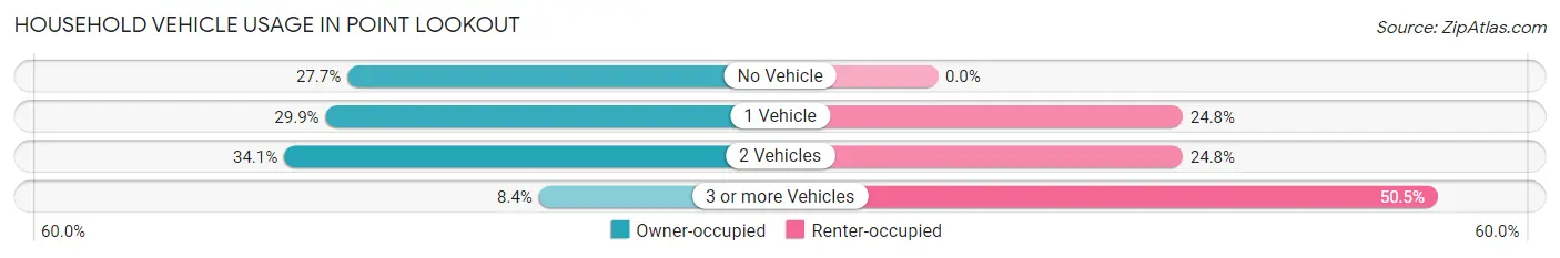 Household Vehicle Usage in Point Lookout