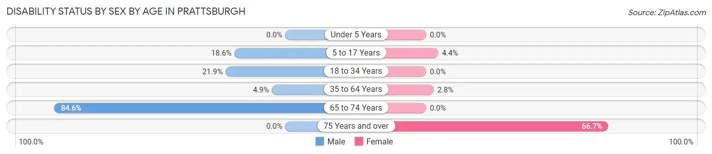 Disability Status by Sex by Age in Prattsburgh