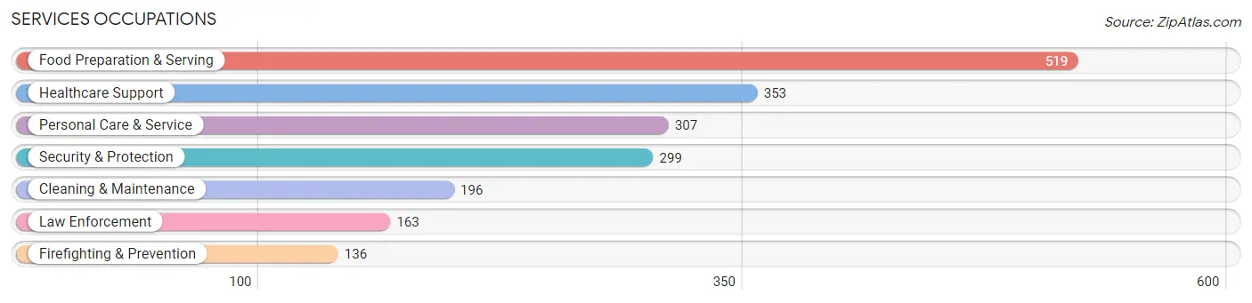 Services Occupations in Rotterdam