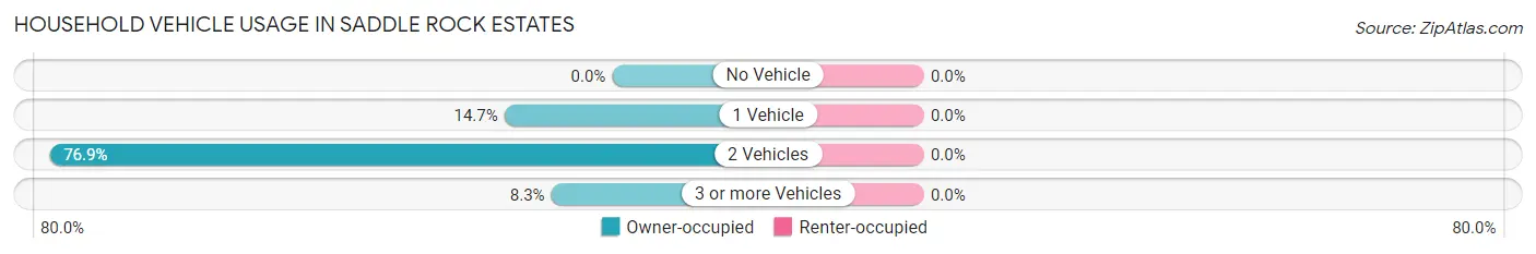 Household Vehicle Usage in Saddle Rock Estates
