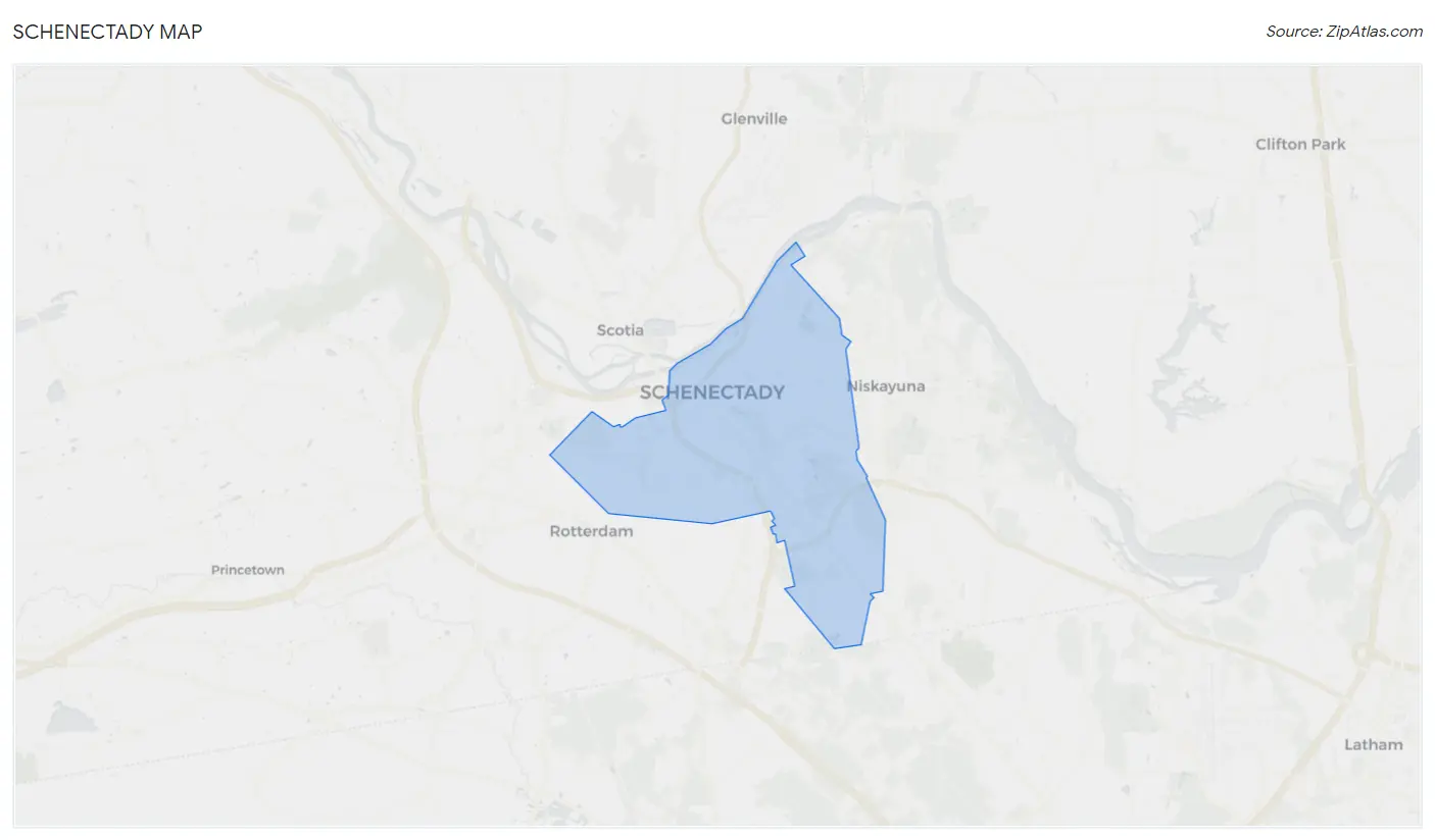 Schenectady Map