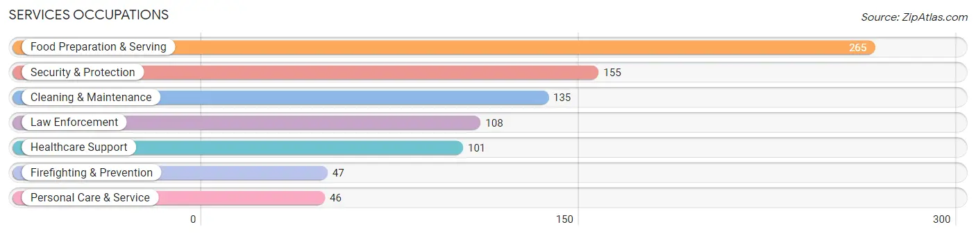 Services Occupations in Seneca Falls