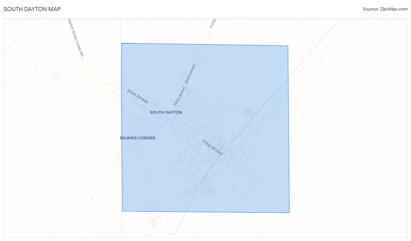 South Dayton Map