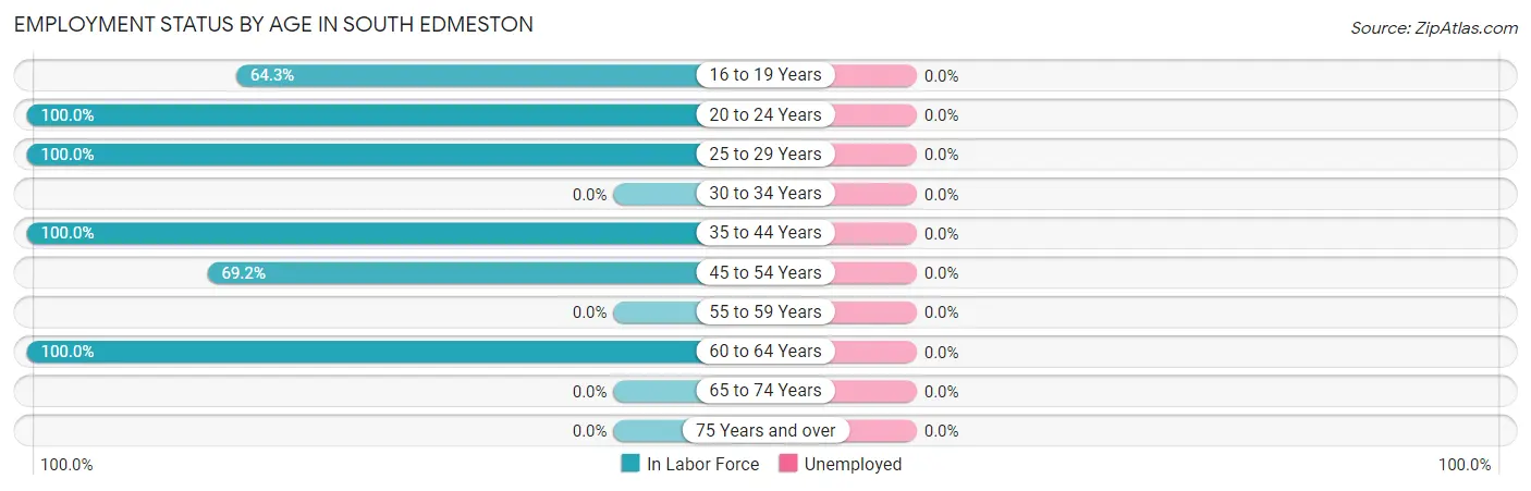 Employment Status by Age in South Edmeston