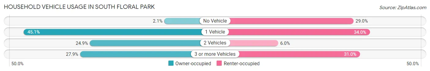 Household Vehicle Usage in South Floral Park