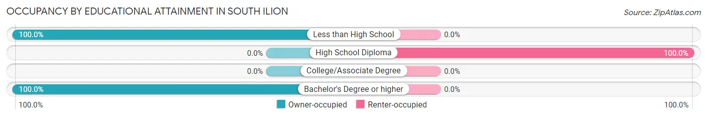 Occupancy by Educational Attainment in South Ilion