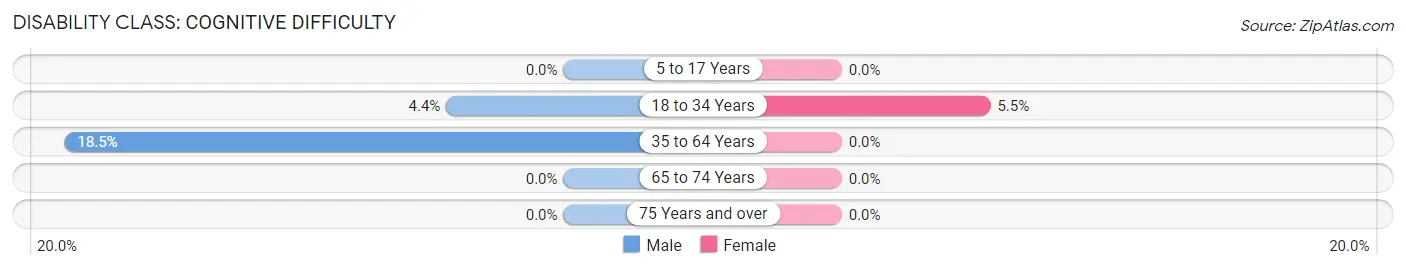 Disability in Stony Brook University: <span>Cognitive Difficulty</span>