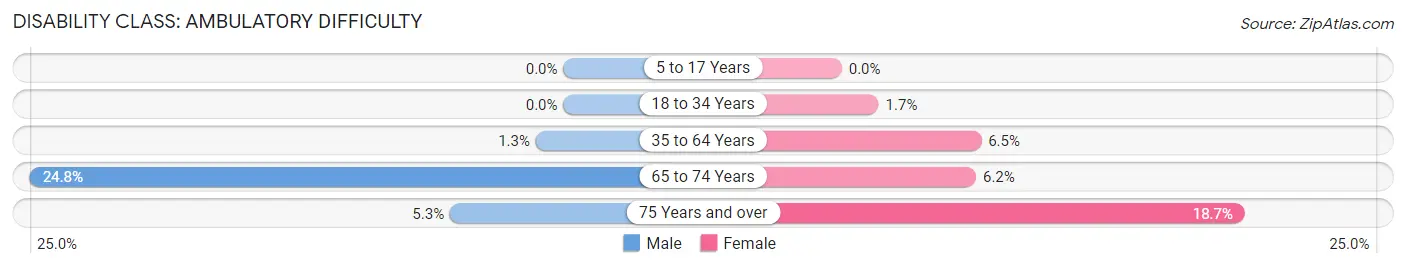 Disability in Suffern: <span>Ambulatory Difficulty</span>