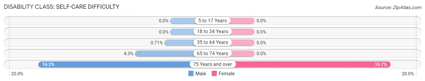 Disability in Tappan: <span>Self-Care Difficulty</span>