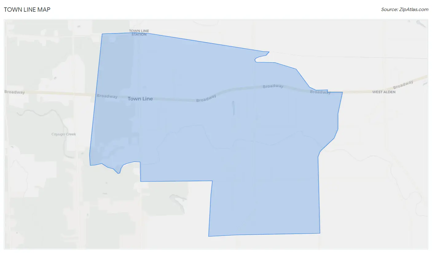 Town Line Map