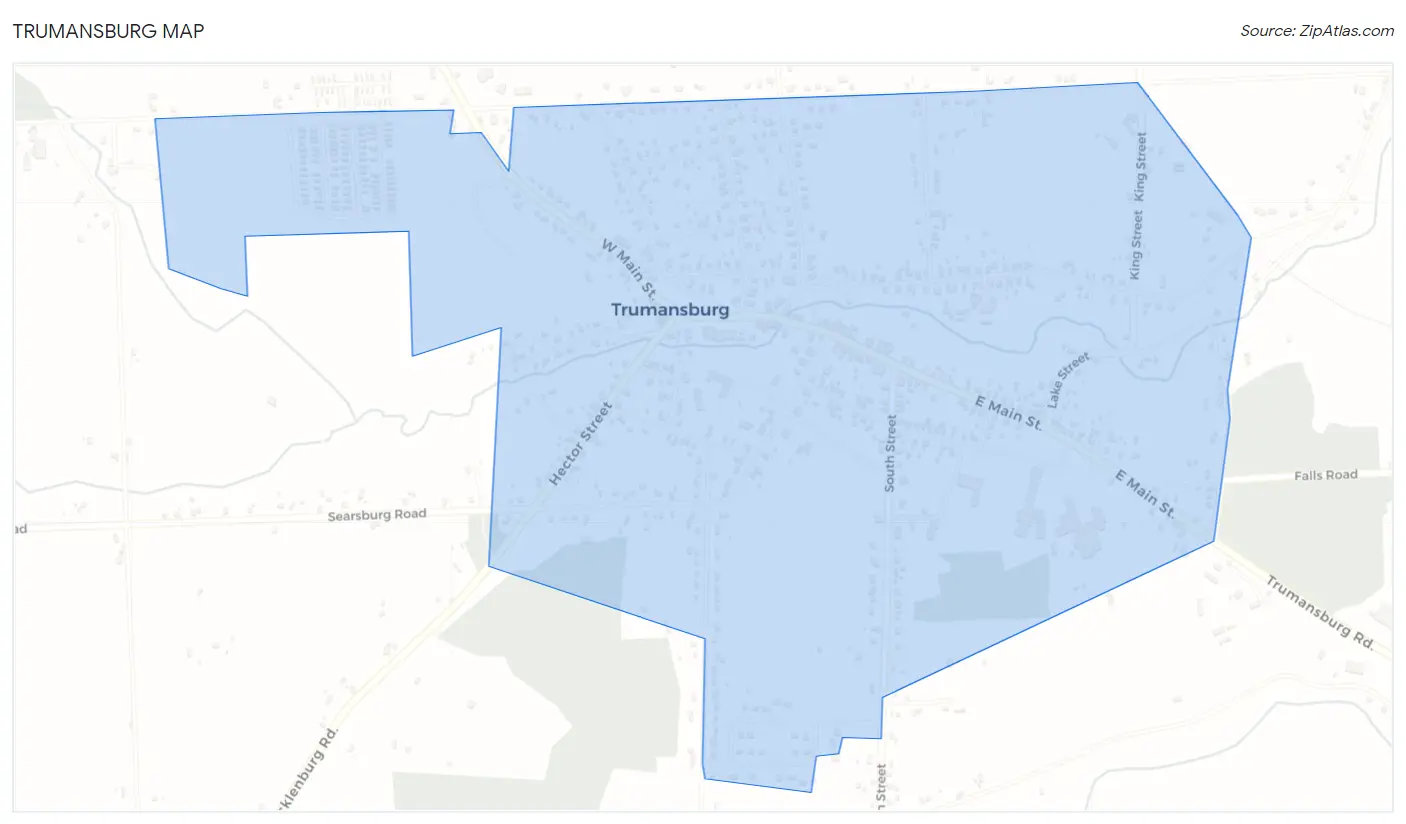 Trumansburg Map