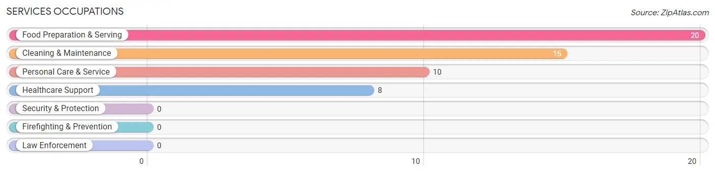 Services Occupations in Van Etten