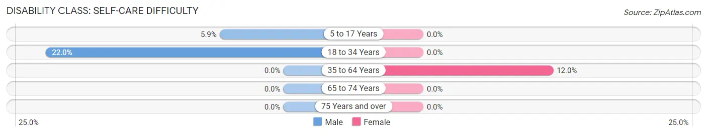 Disability in Walker Valley: <span>Self-Care Difficulty</span>