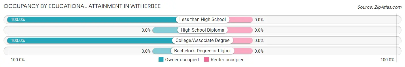 Occupancy by Educational Attainment in Witherbee