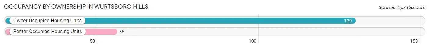Occupancy by Ownership in Wurtsboro Hills