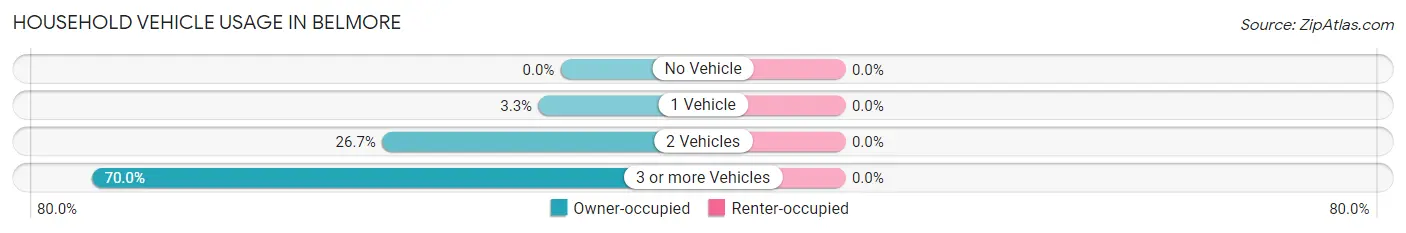 Household Vehicle Usage in Belmore
