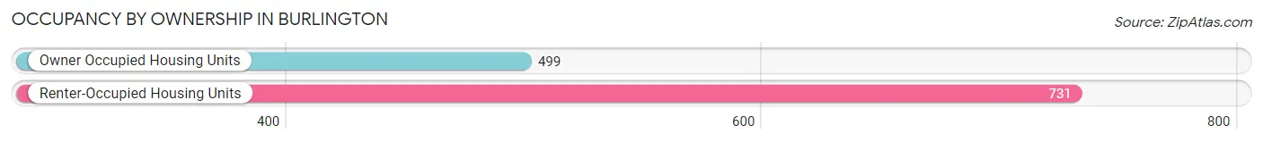 Occupancy by Ownership in Burlington