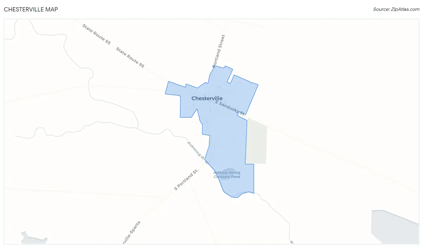 Chesterville Map