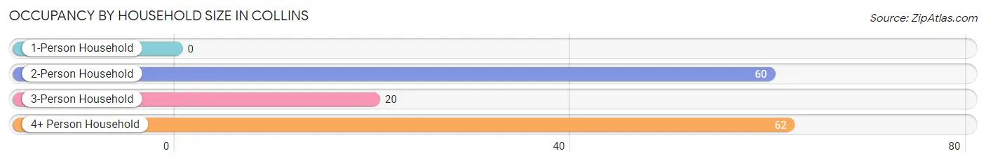 Occupancy by Household Size in Collins