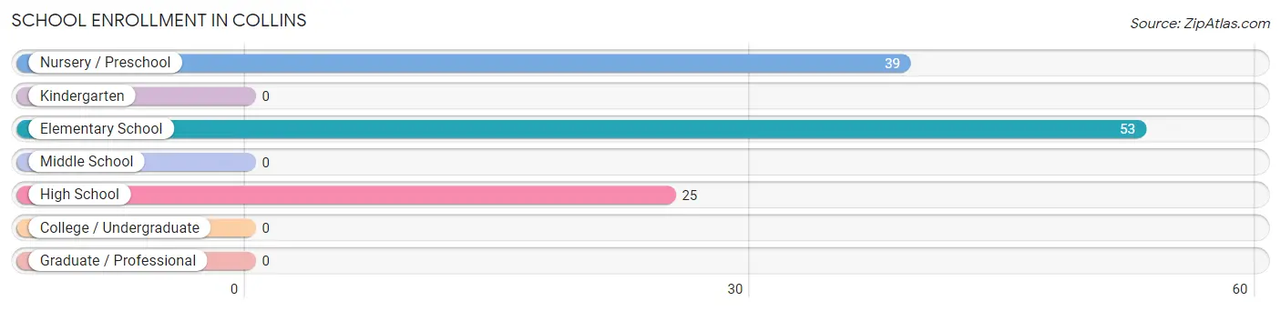 School Enrollment in Collins