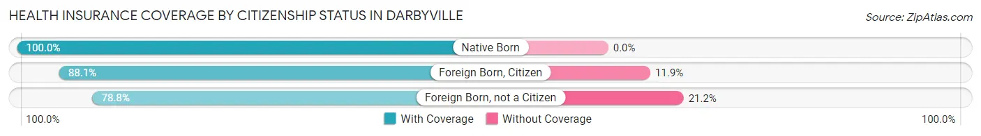 Health Insurance Coverage by Citizenship Status in Darbyville