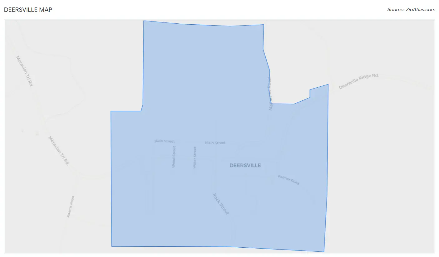 Deersville Map