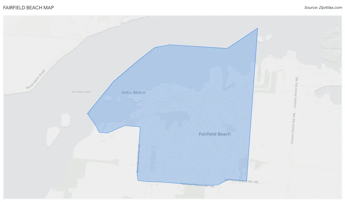 Fairfield Beach Map