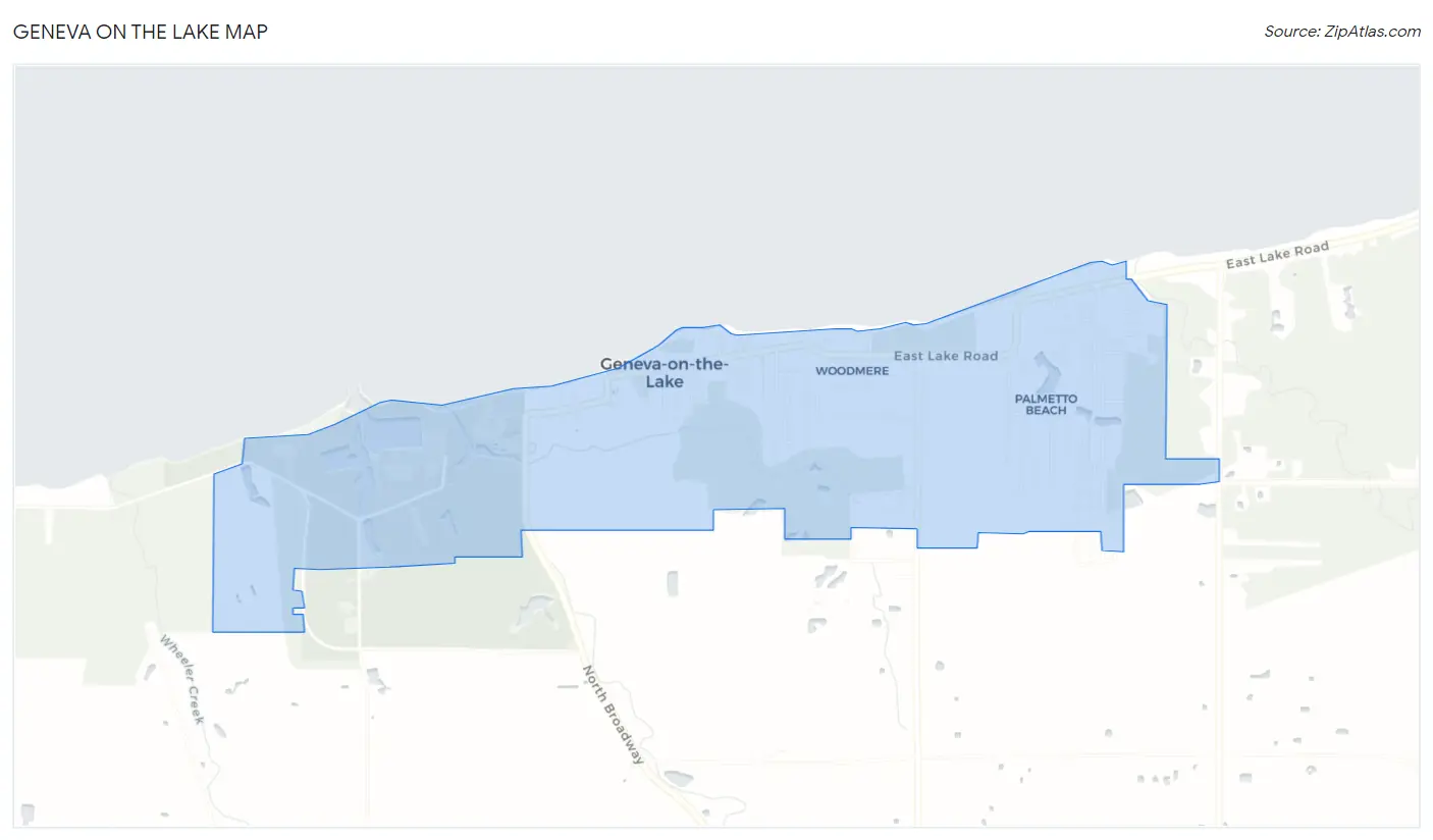 Geneva on the Lake Map