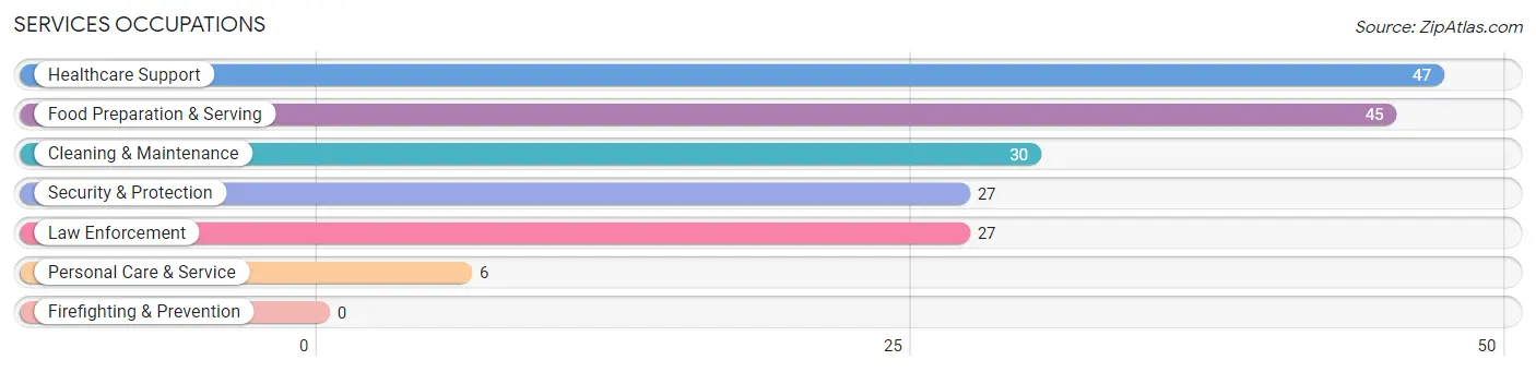 Services Occupations in Grafton