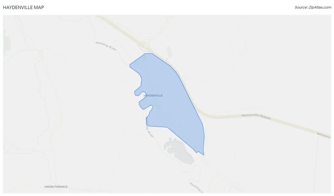 Haydenville Map