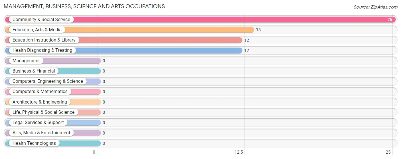 Management, Business, Science and Arts Occupations in Iberia