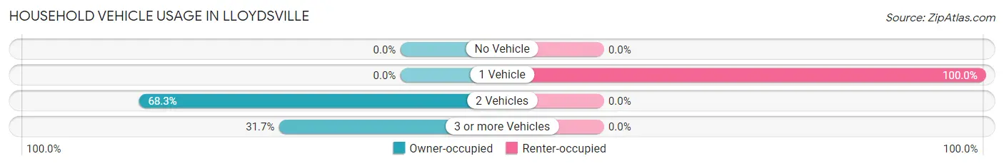 Household Vehicle Usage in Lloydsville